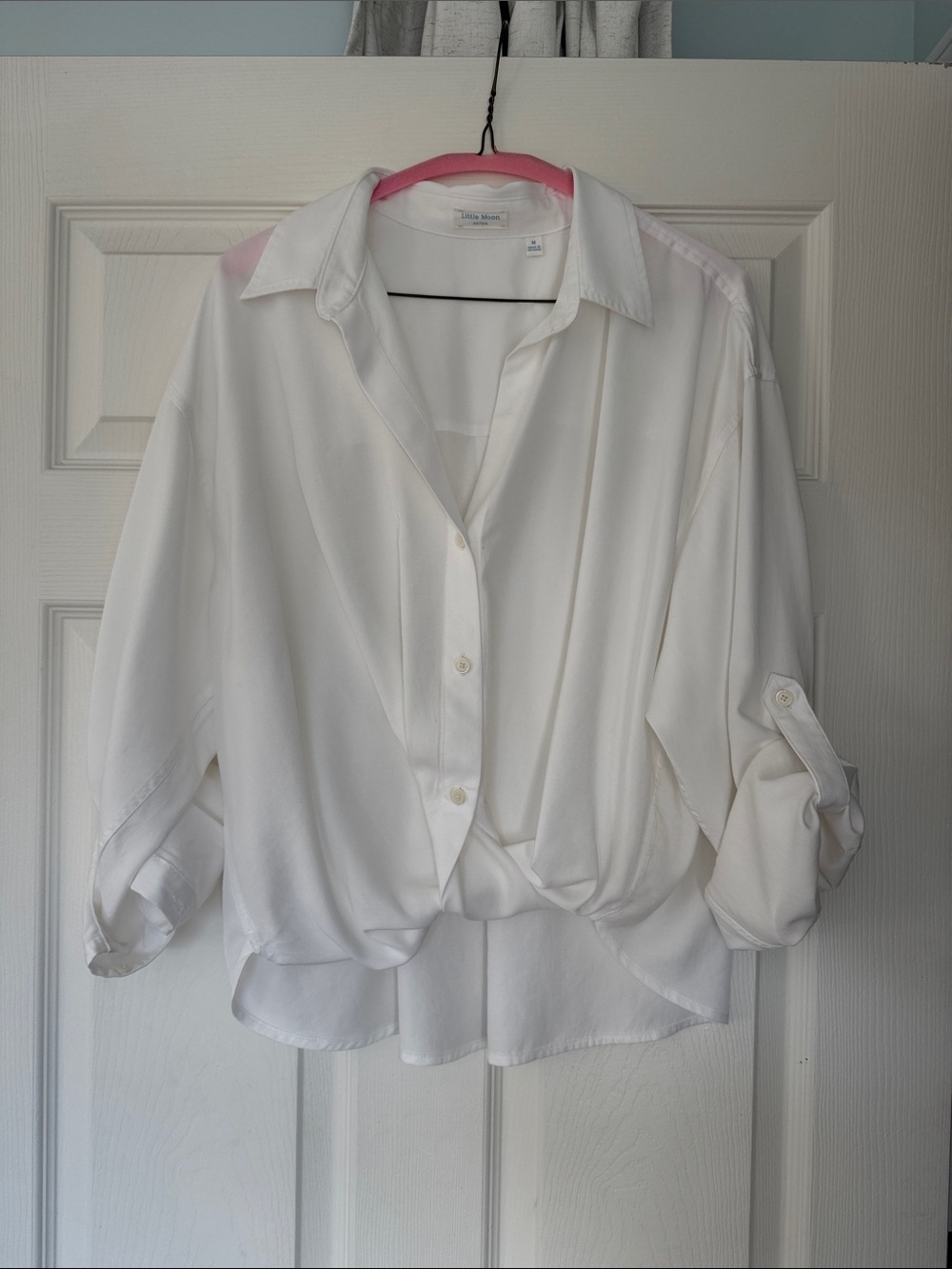 Portofino Shirt - Little Moon Sz M - White
